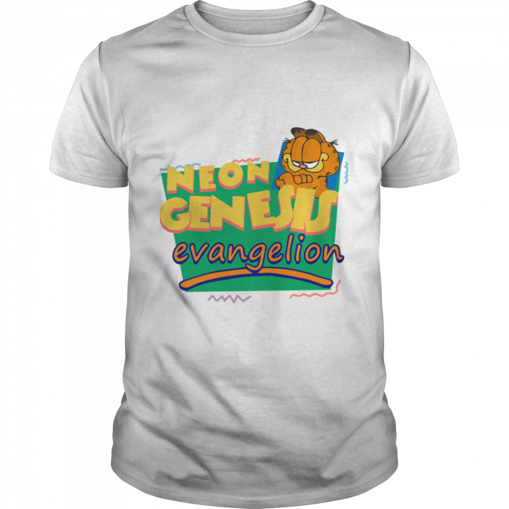 Neon Genesis Evangelion Meets Garfield And Friends Classic T-Shirt