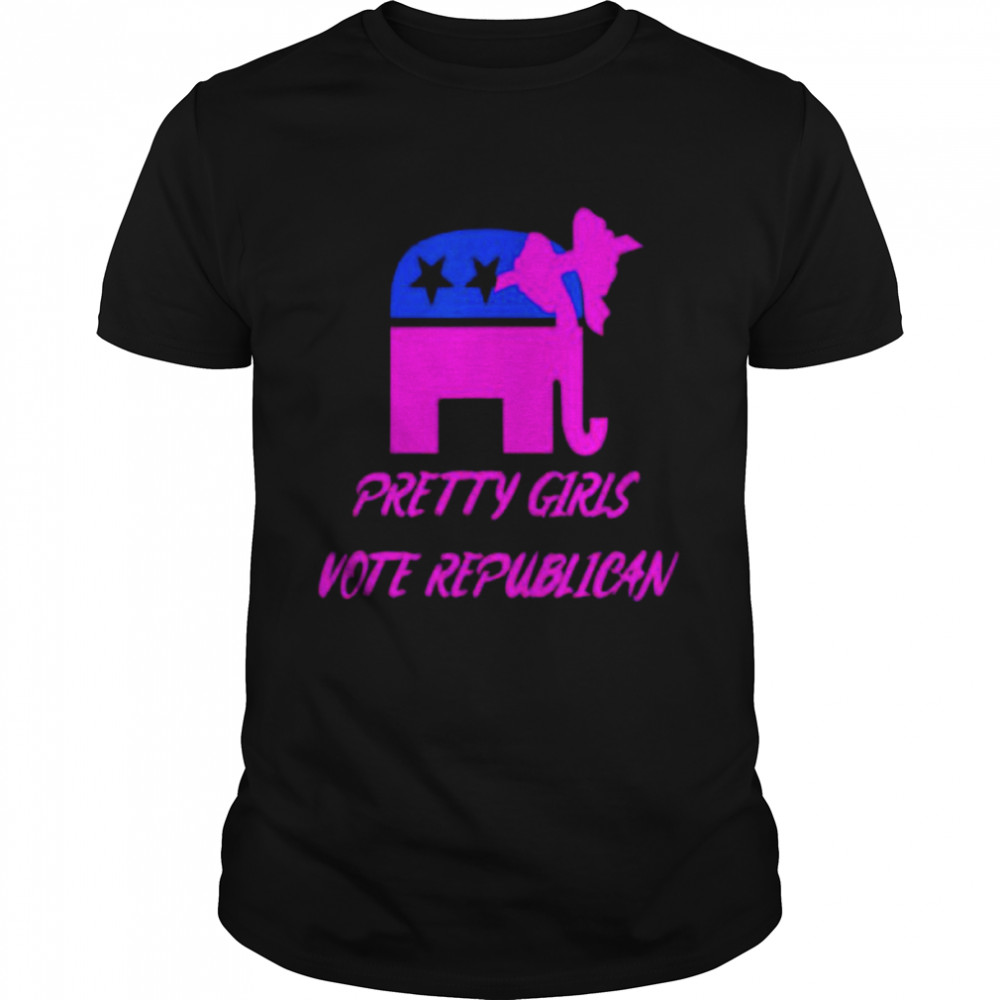 Pretty girls vote republican vote red election 2022 vote red shirt Classic Men's T-shirt