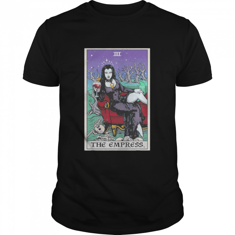 The Empress Tarot Card Halloween Vampire Gothic Horror  Classic Men's T-shirt