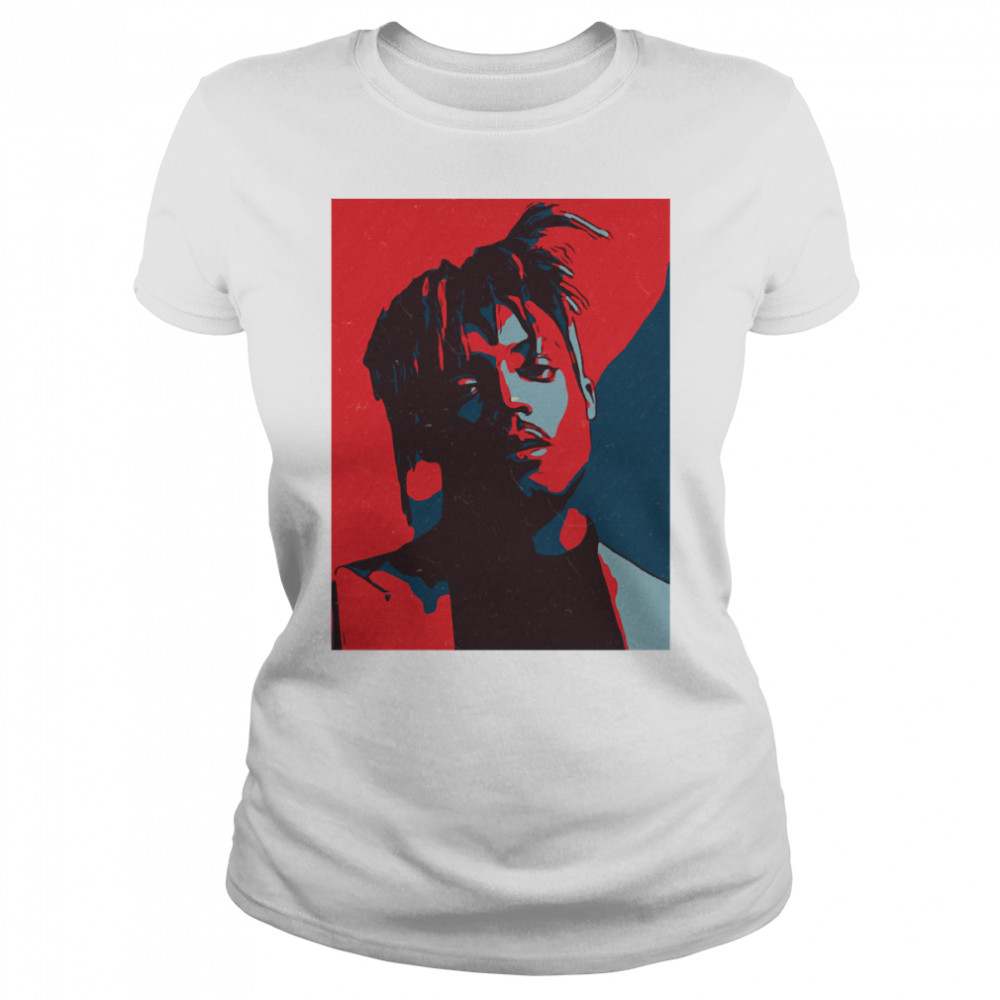 The Great Retro Red And Funny Anime Life Blue Photographic Classic T- Classic Women's T-shirt