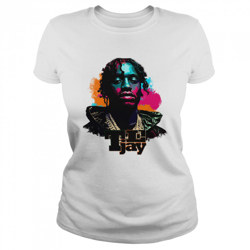 Vintage Colorful Lil Tjay Classic T- Classic Women's T-shirt
