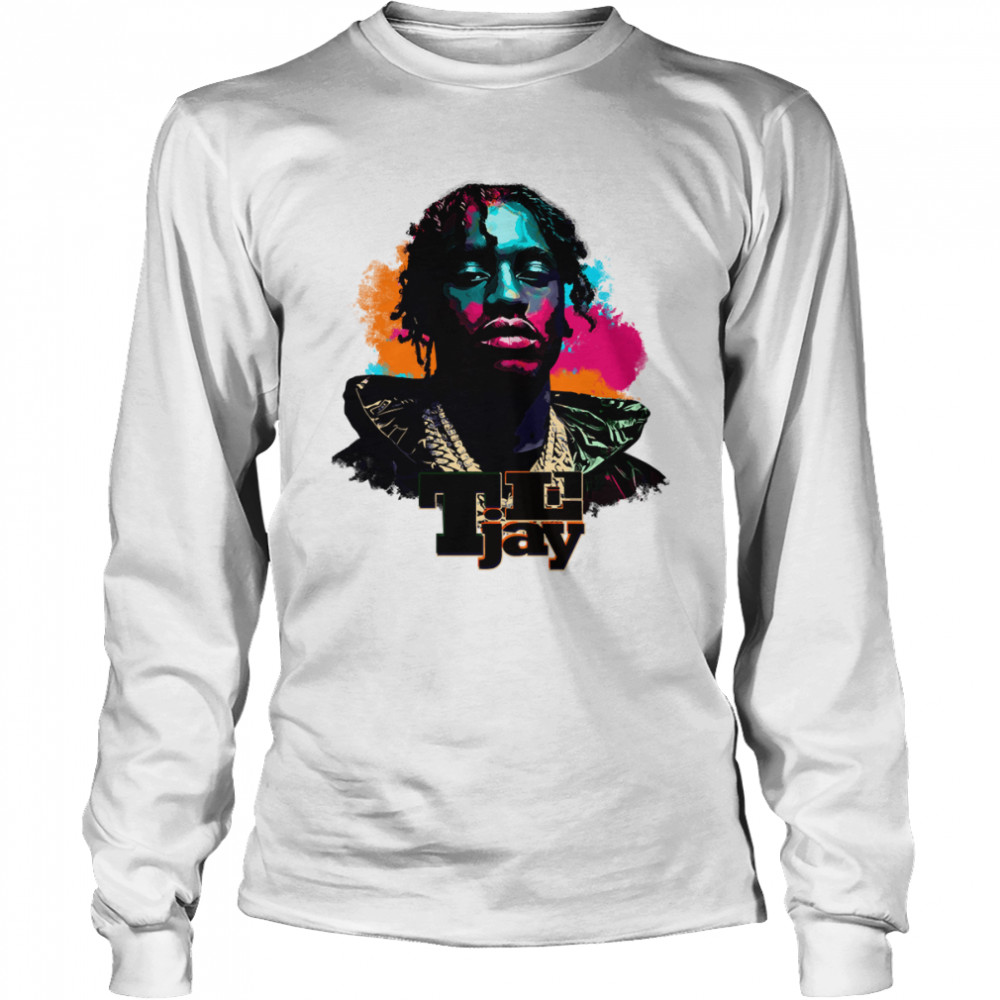 Vintage Colorful Lil Tjay Classic T- Long Sleeved T-shirt