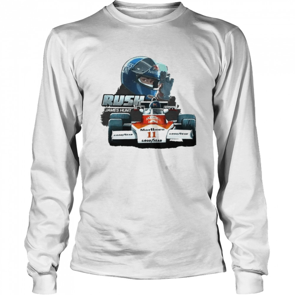 F1 s – RUSH-James Hunt s Long Sleeved T-shirt