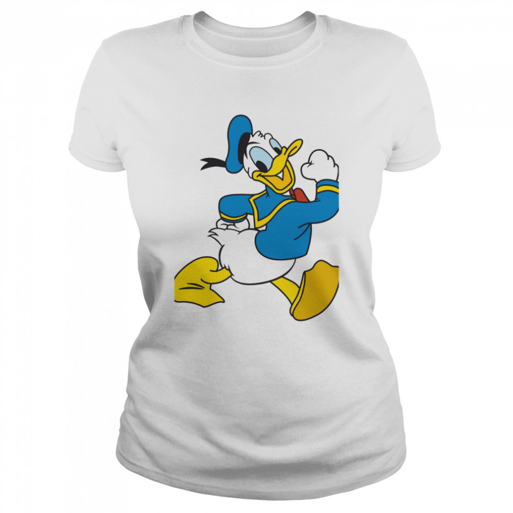 ,happy cute Donald Duck Donald Duck family  Donald Duck illustration  Classic T- Classic Women's T-shirt