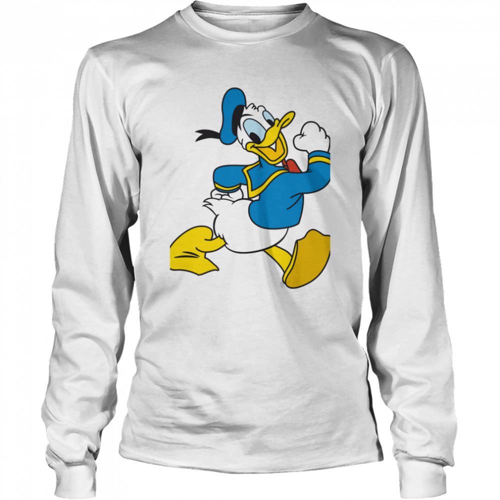 ,happy cute Donald Duck Donald Duck family  Donald Duck illustration  Classic T- Long Sleeved T-shirt