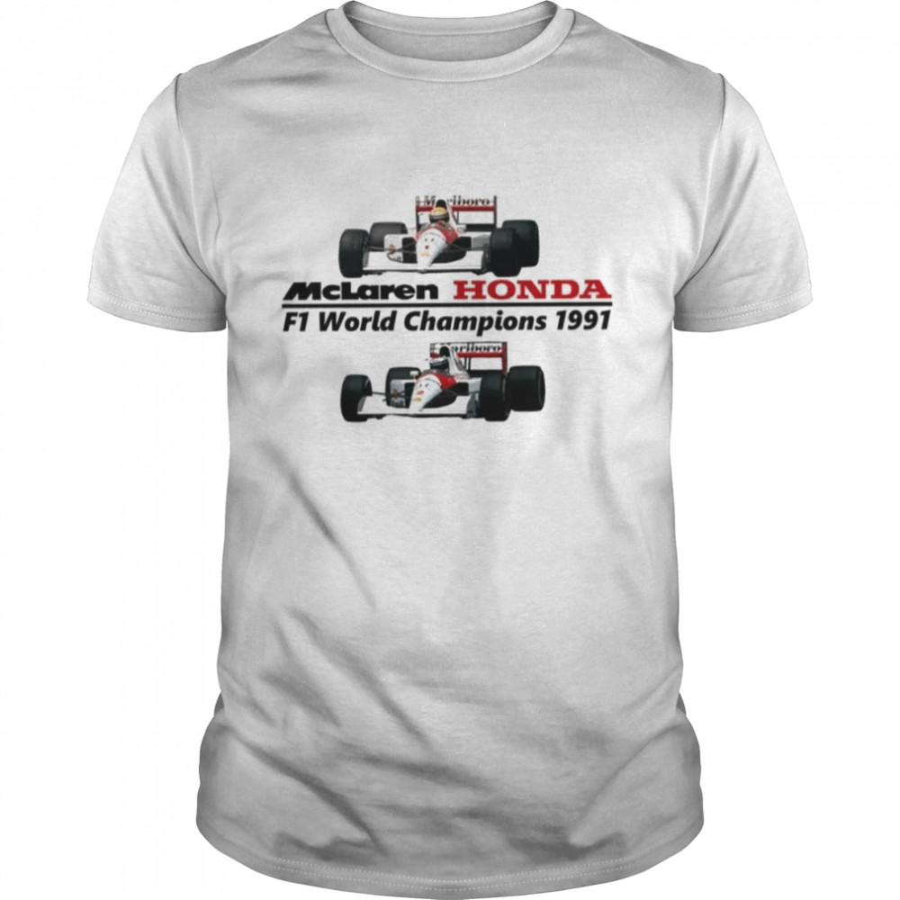 Mclaren Honda F1 World Champions 1991 s Classic Men's T-shirt