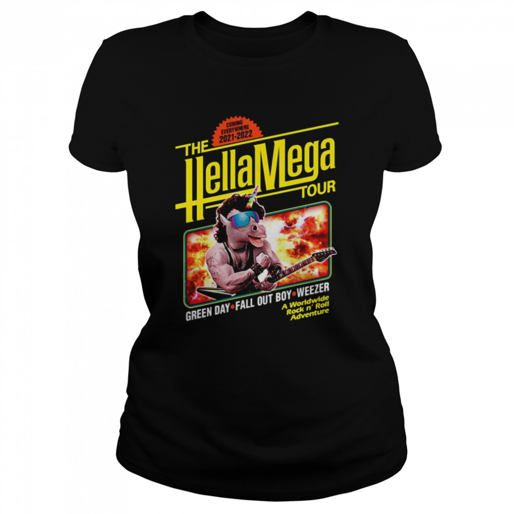 The Best Hella Heheh The Mega Tour Hella Event shirt Classic Women's T-shirt