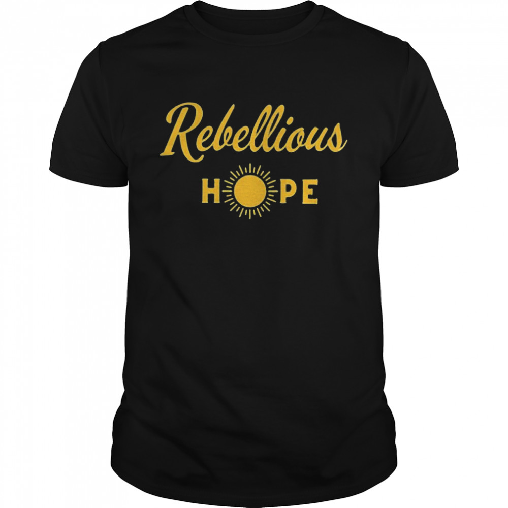 Bowelbabe Rebellious Hope Brave Deborah James Rip Quote T-Shirt