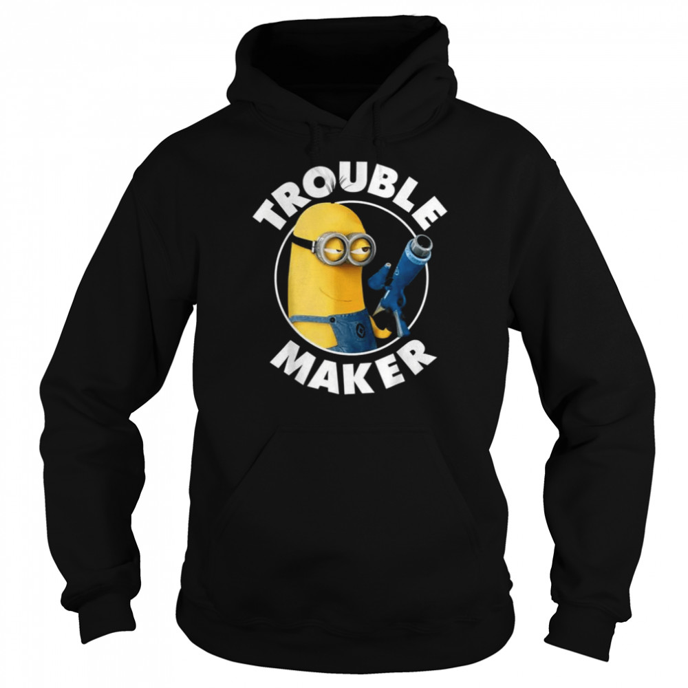Despicable Me Minions Kevin Trouble Maker Graphic s Unisex Hoodie