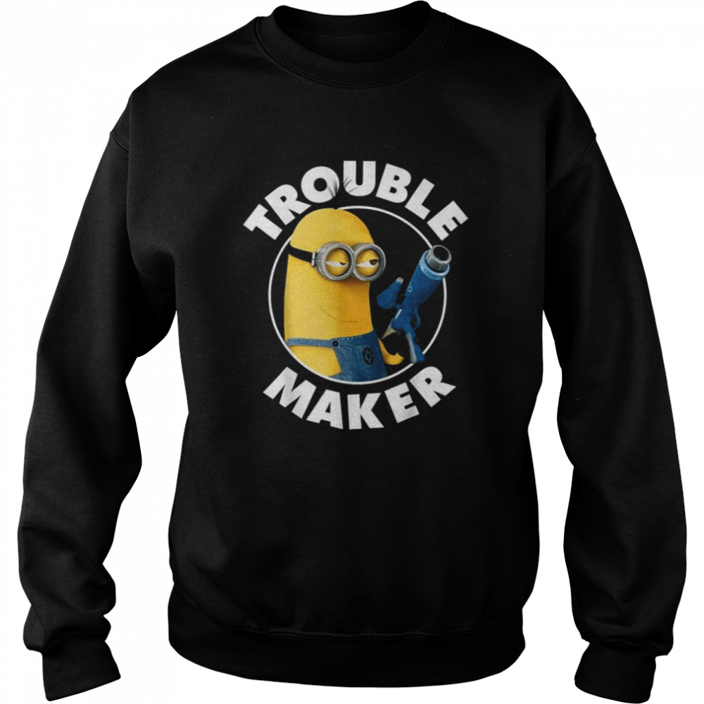 Despicable Me Minions Kevin Trouble Maker Graphic s Unisex Sweatshirt