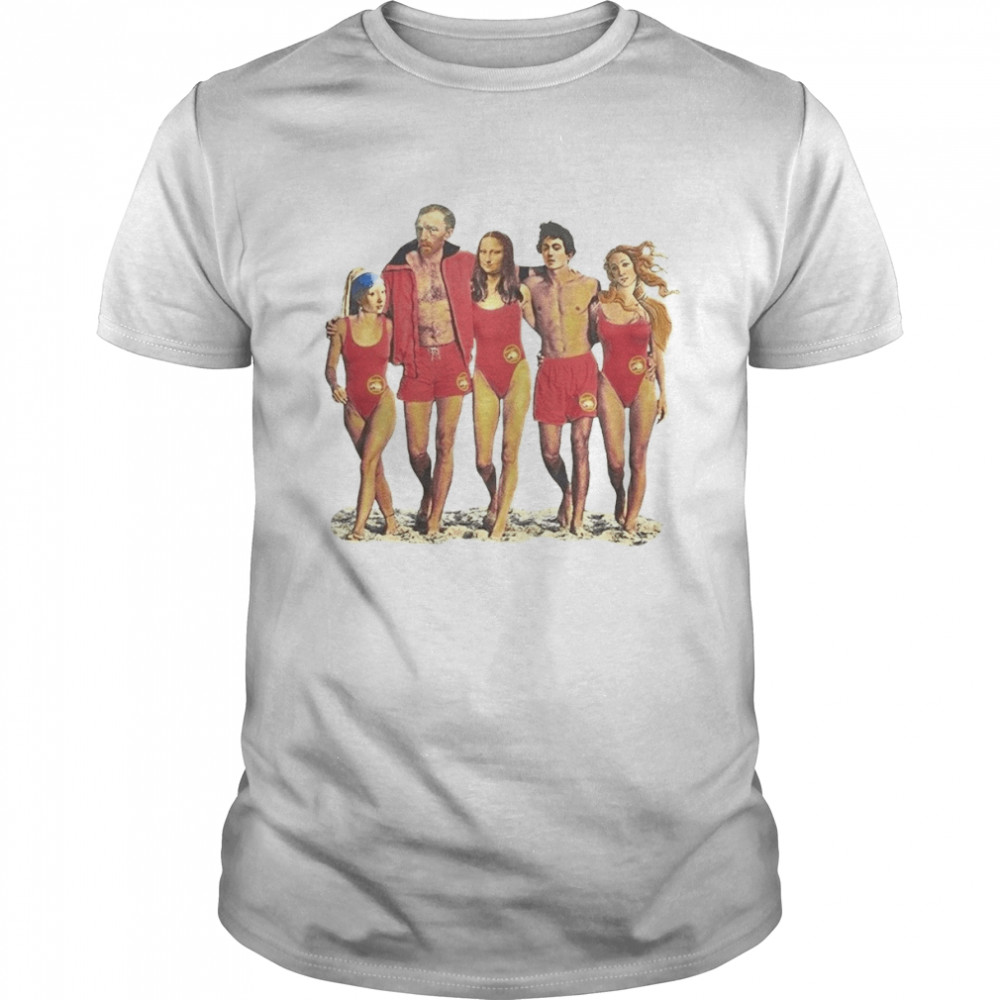 Famous Art Paintings Baywatch T-Shirt