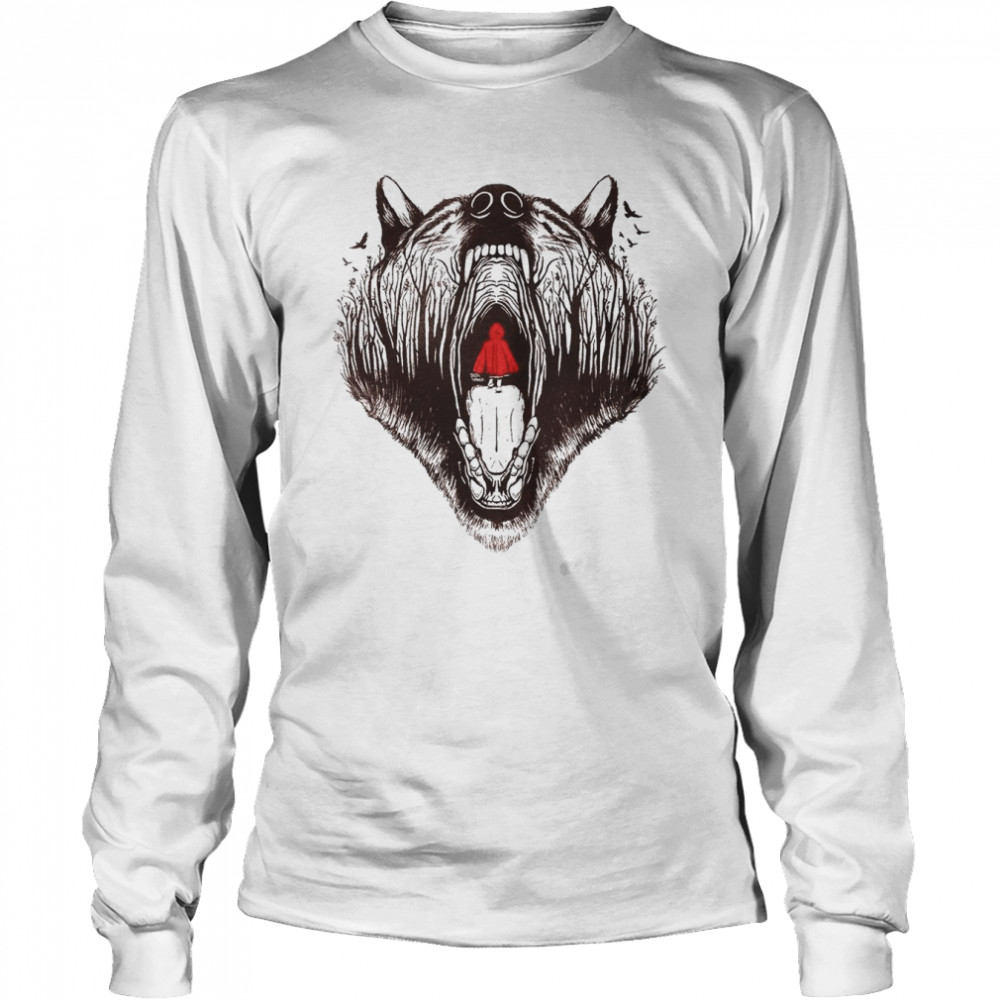 Red Riding Hood Grey Wolf T- Long Sleeved T-shirt