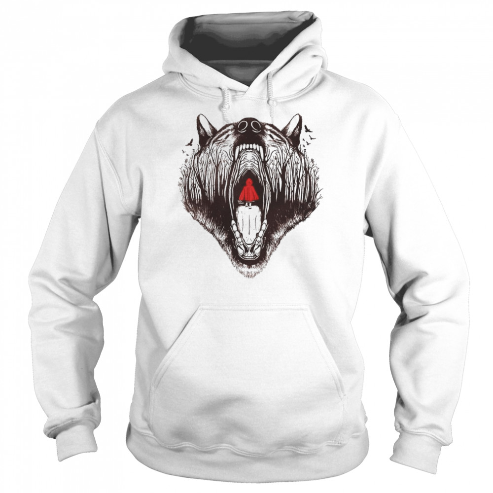 Red Riding Hood Grey Wolf T- Unisex Hoodie
