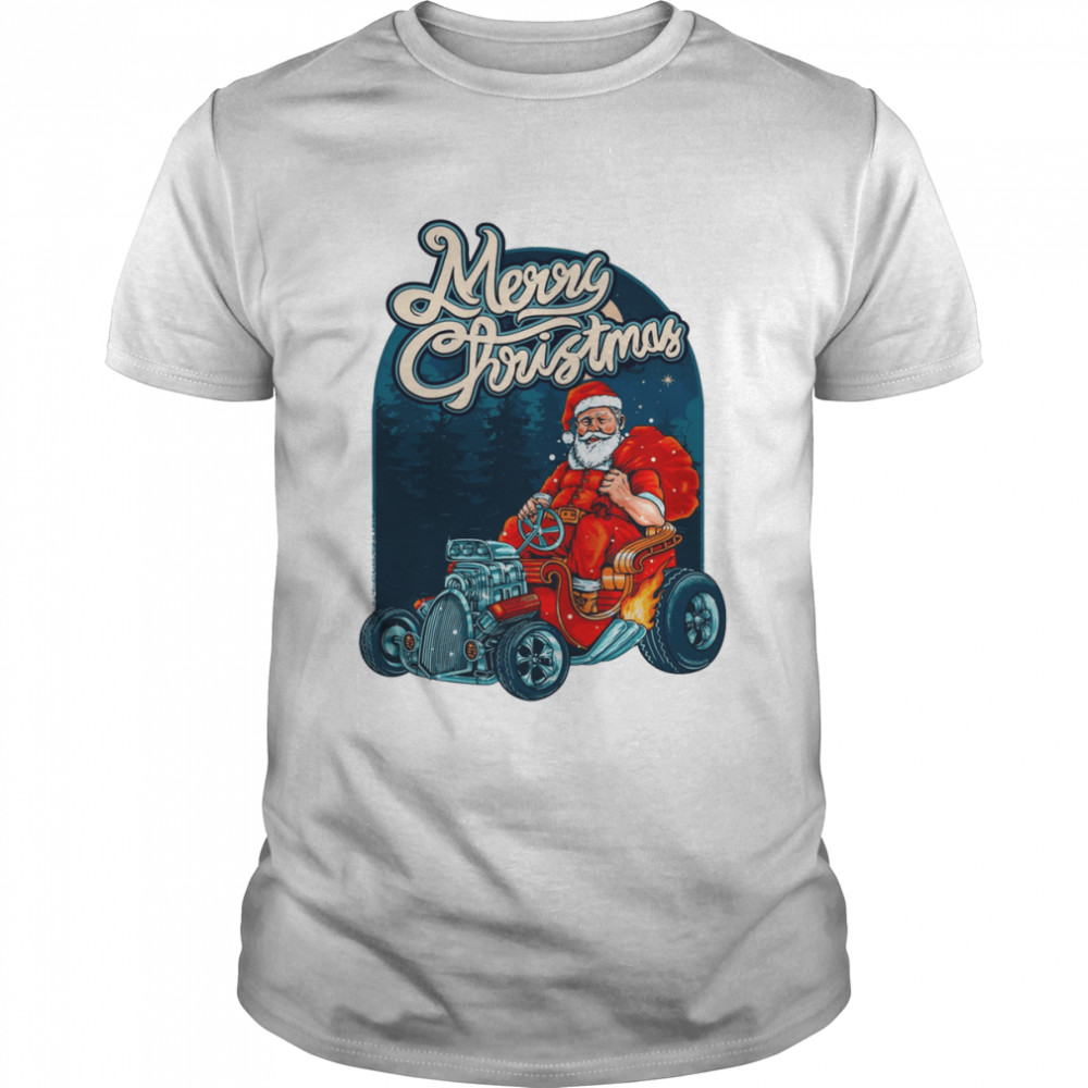 Santa Merry Christmas Art shirt