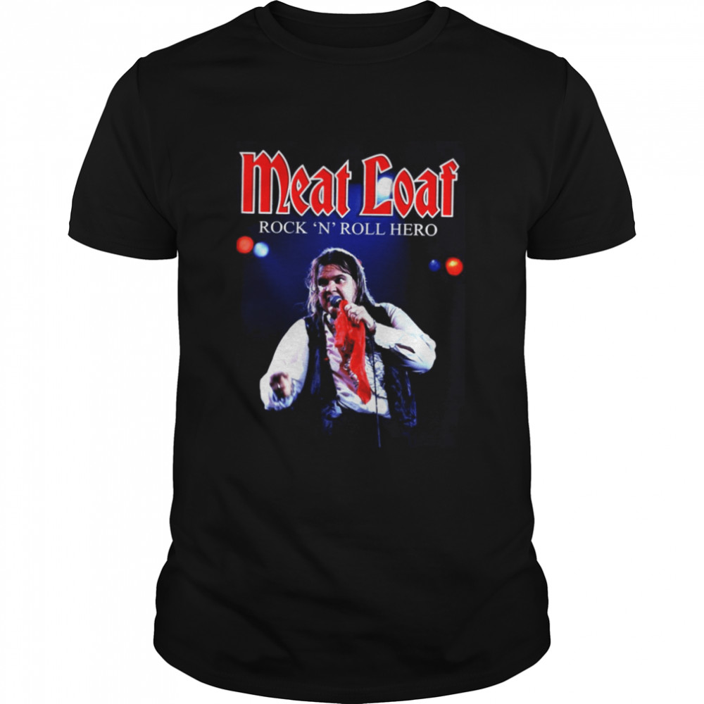 Under The Weather Meatloaf Retro Rock Band shirt