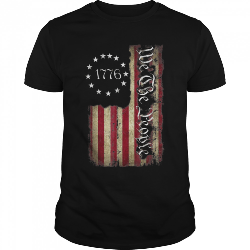 1776 We The People Patriotic American Constitution T-Shirt B09XV8RKVM