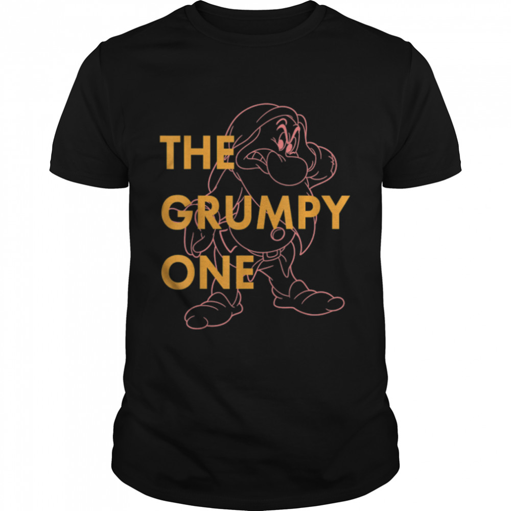 Disney Snow White The Grumpy One Graphic T- T- B07GW1LKSV Classic Men's T-shirt