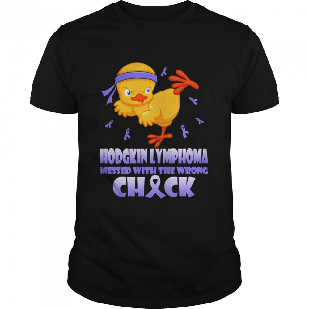 Hodgkin Lymphoma Messed With The Wrong Chick  Classic Men's T-shirt