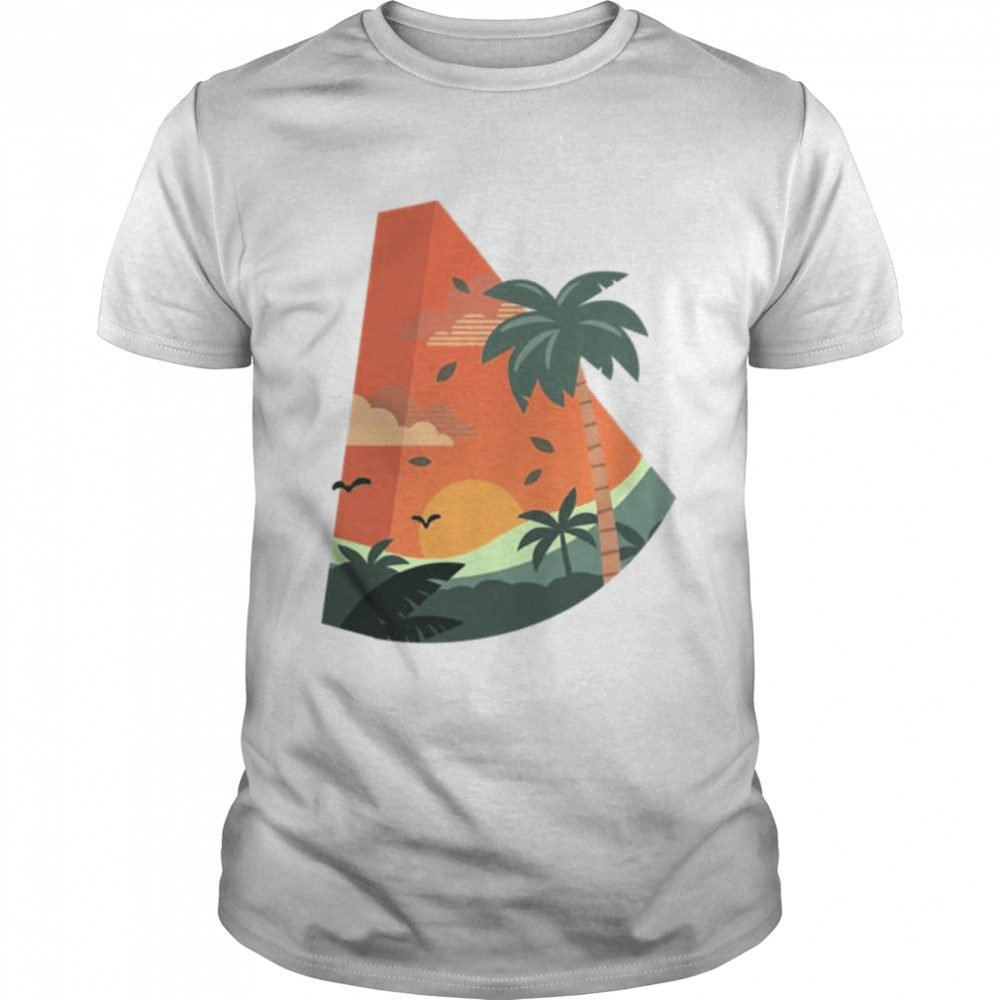 Slice Of Life Watermelon Summer shirt Classic Men's T-shirt