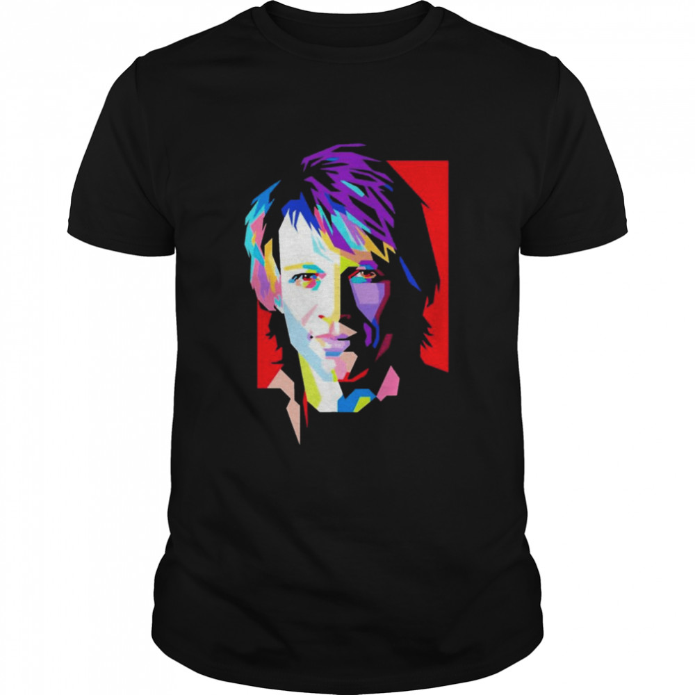 Bon Jovi Art Colorful Shirt