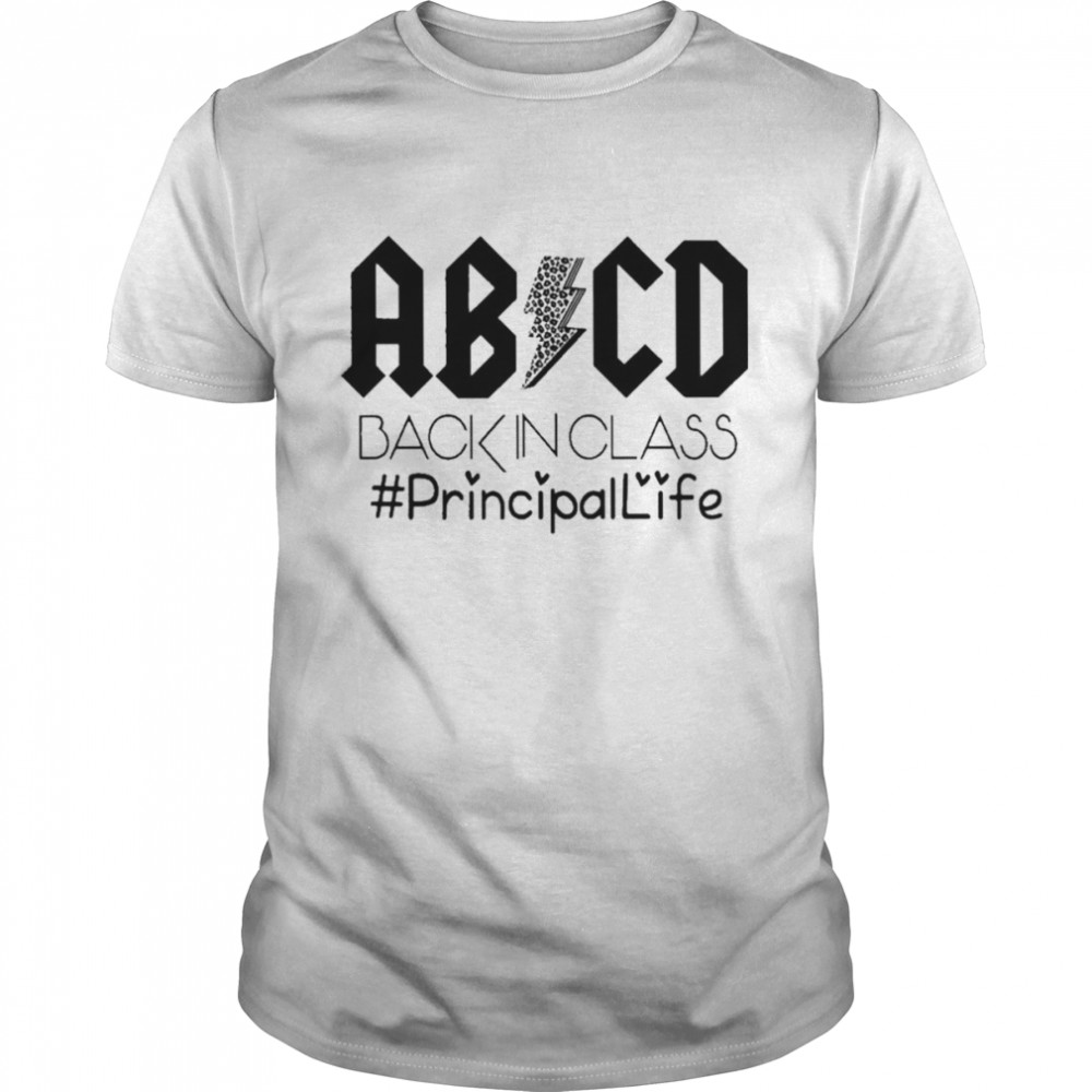 AB CD Black in Class #Principal Life 2022 shirt Classic Men's T-shirt