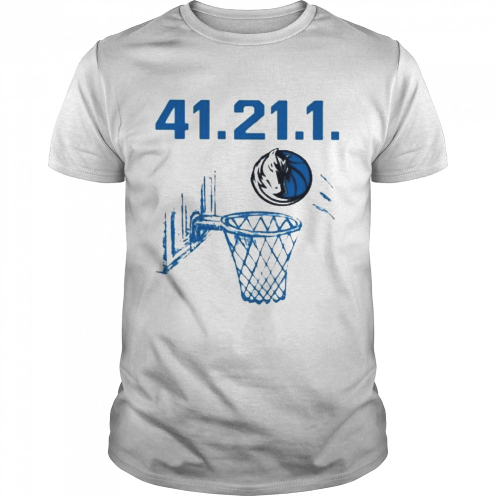 41.21.1 NBA basketball Dallas Mavericks  Classic Men's T-shirt