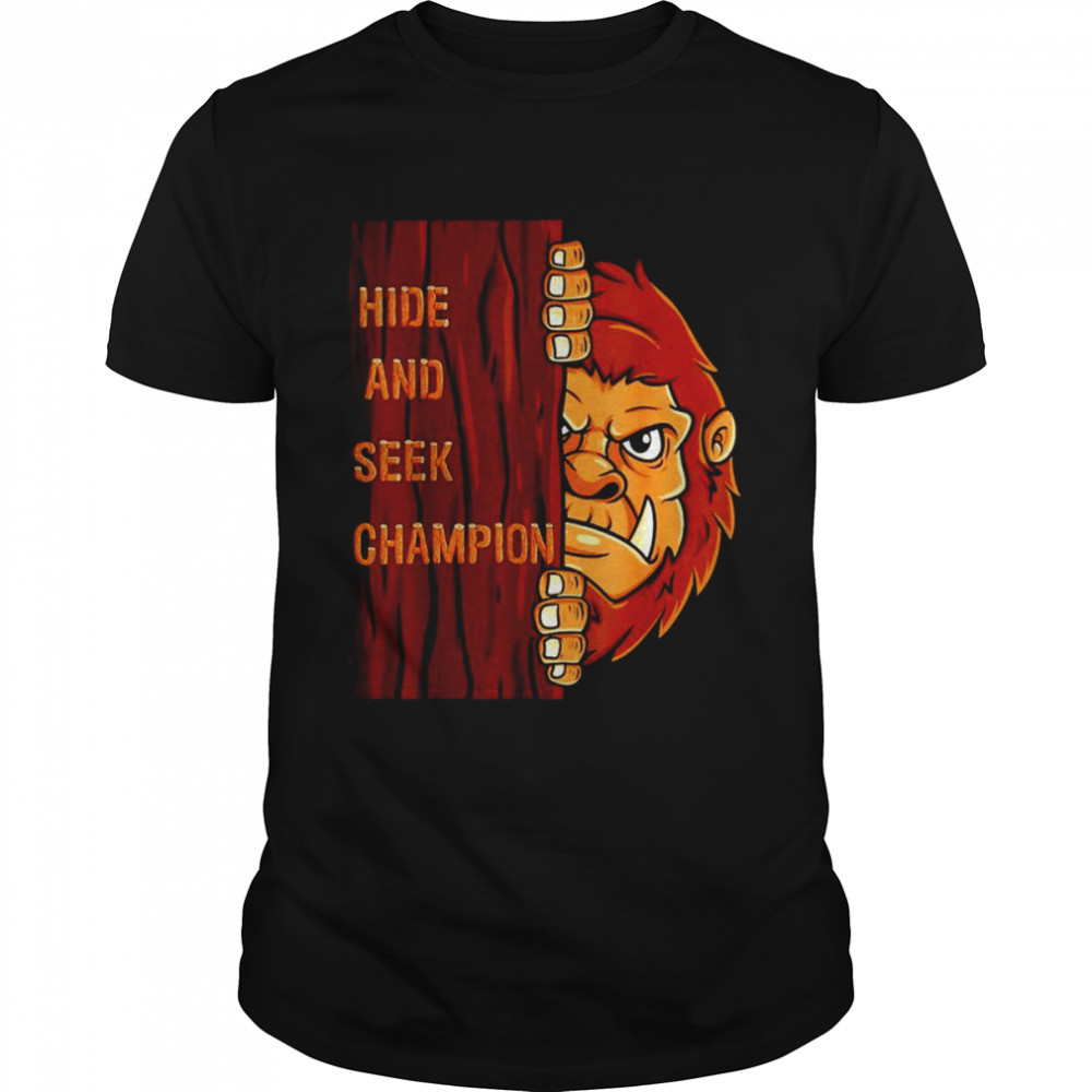 Bigfoot Hide And Seek Champion unisex T-shirt
