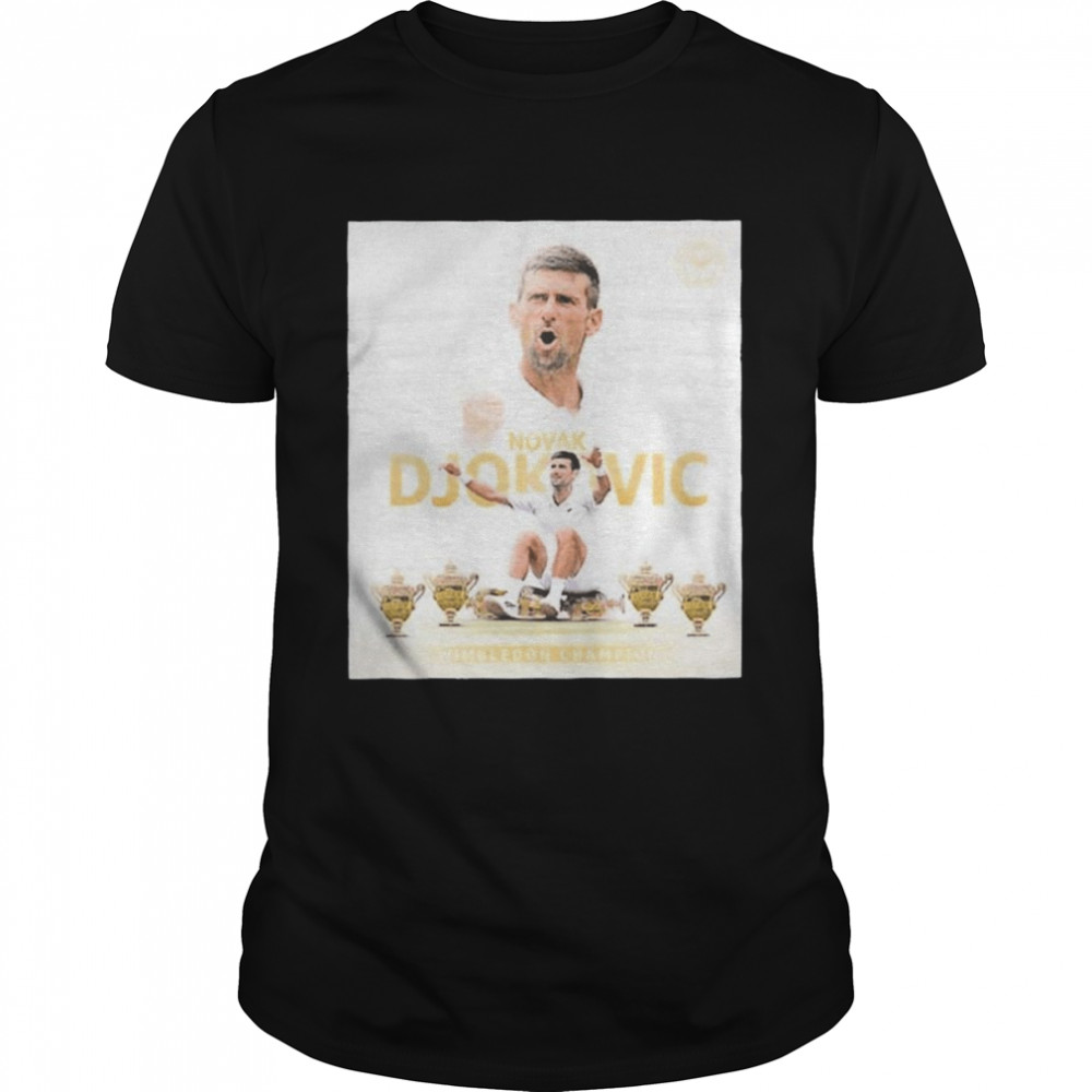 Novak Djokovic 2022 Wimbledon Champion Shirt
