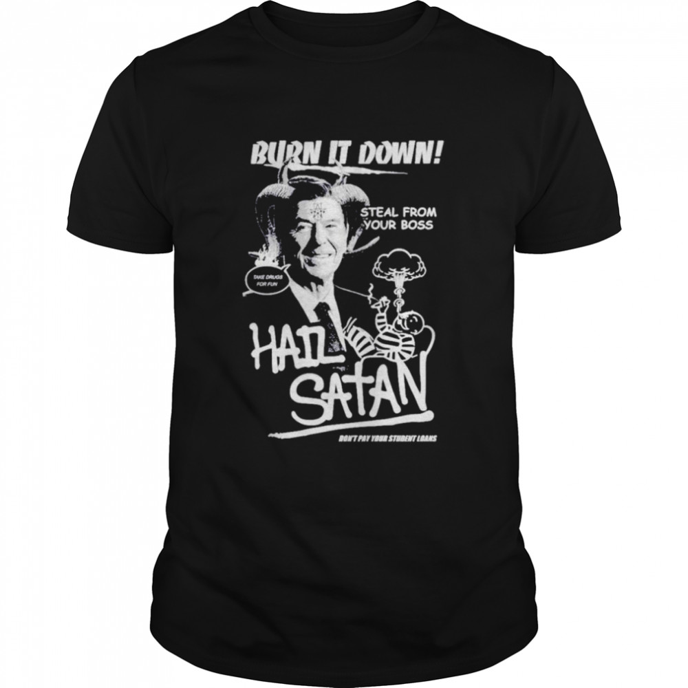 Burn it down Haiz Satan shirt Classic Men's T-shirt