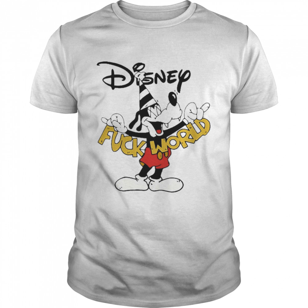 Disney Fuck World Pluto Shirt