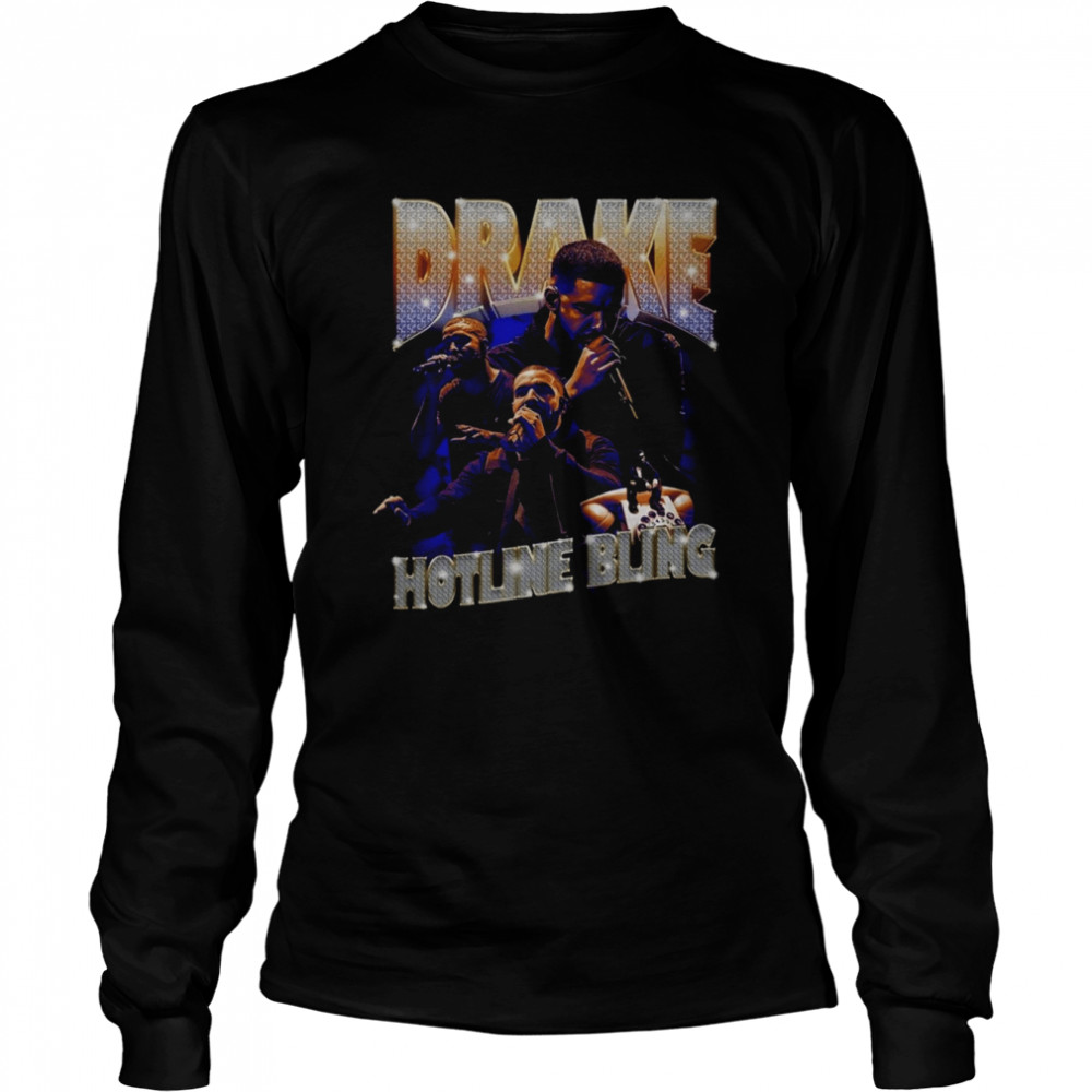 Hotline Bling Drake Graphic Rapper shirt Long Sleeved T-shirt