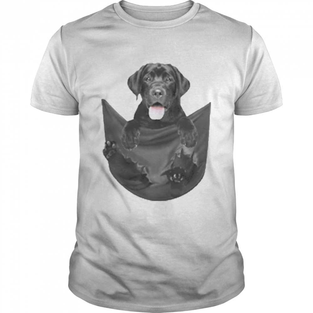 Labrador Retriever In Pocket Shirt