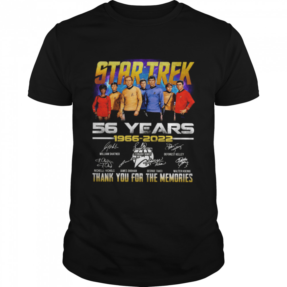 Star Trek Anniversary Thank You For The Memories Spock For Star Trek Lovers Star Wars Star Trek Discovery American Television shirt Classic Men's T-shirt