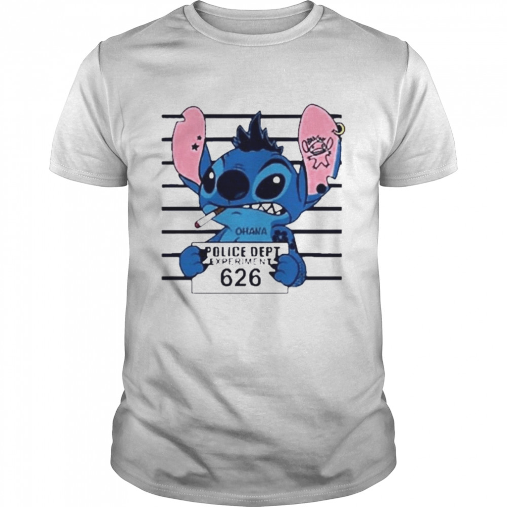 Stitch Ohana Police Experiment 626 Shirt