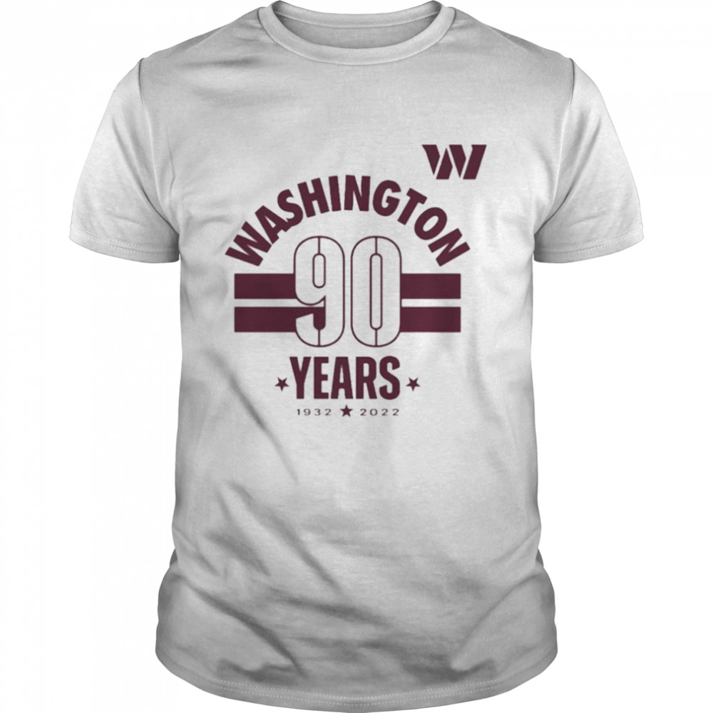 Washington Commanders 90th Anniversary Shirt