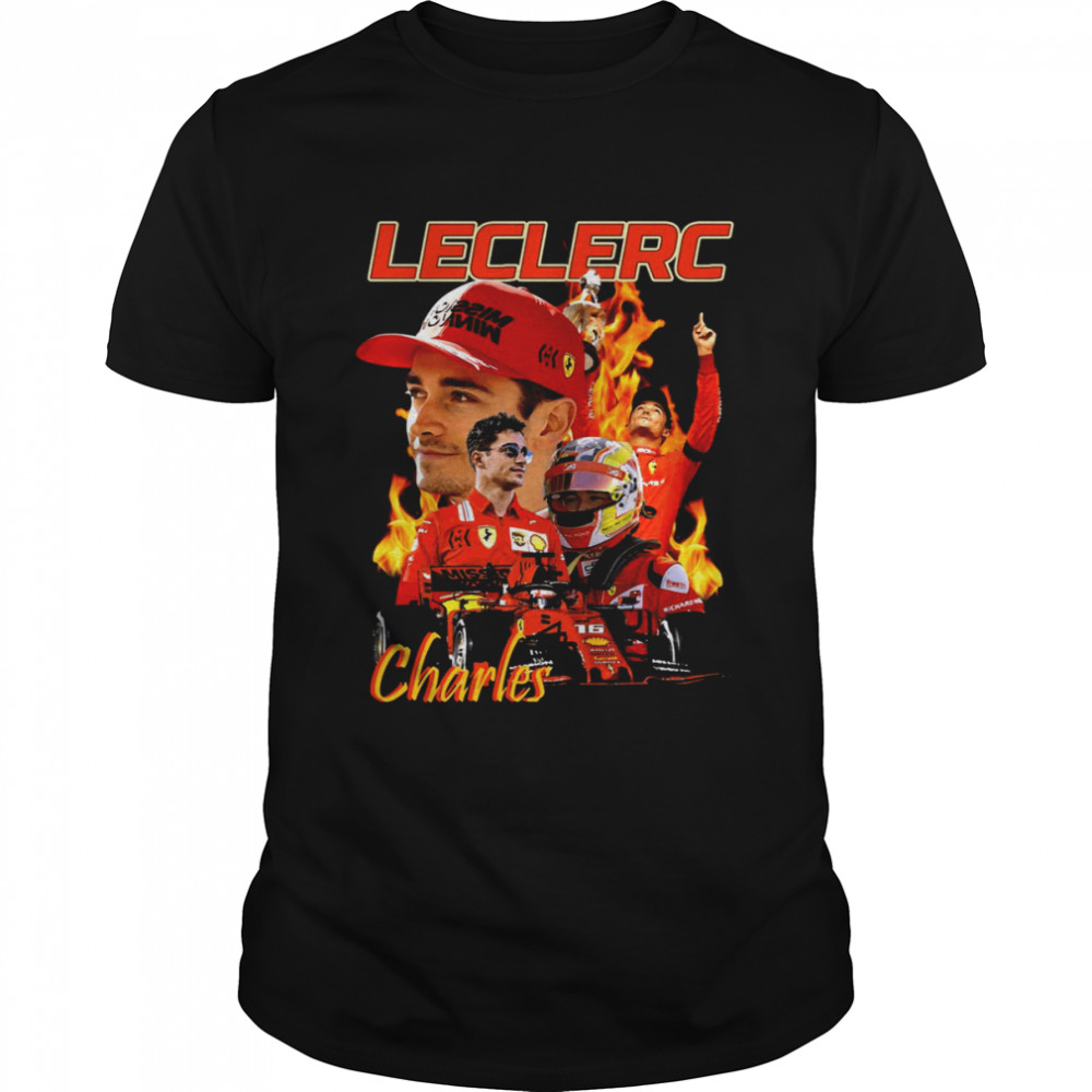 Charles Leclerc Fire shirt Classic Men's T-shirt