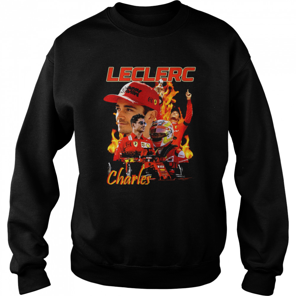 Charles Leclerc Fire shirt Unisex Sweatshirt