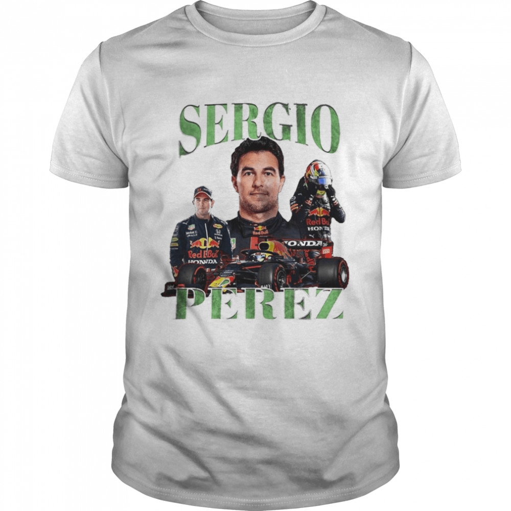 Sergio Pérez Shirt Driver Racing Championship Formula Racing Mexican Vintage 90s shirt