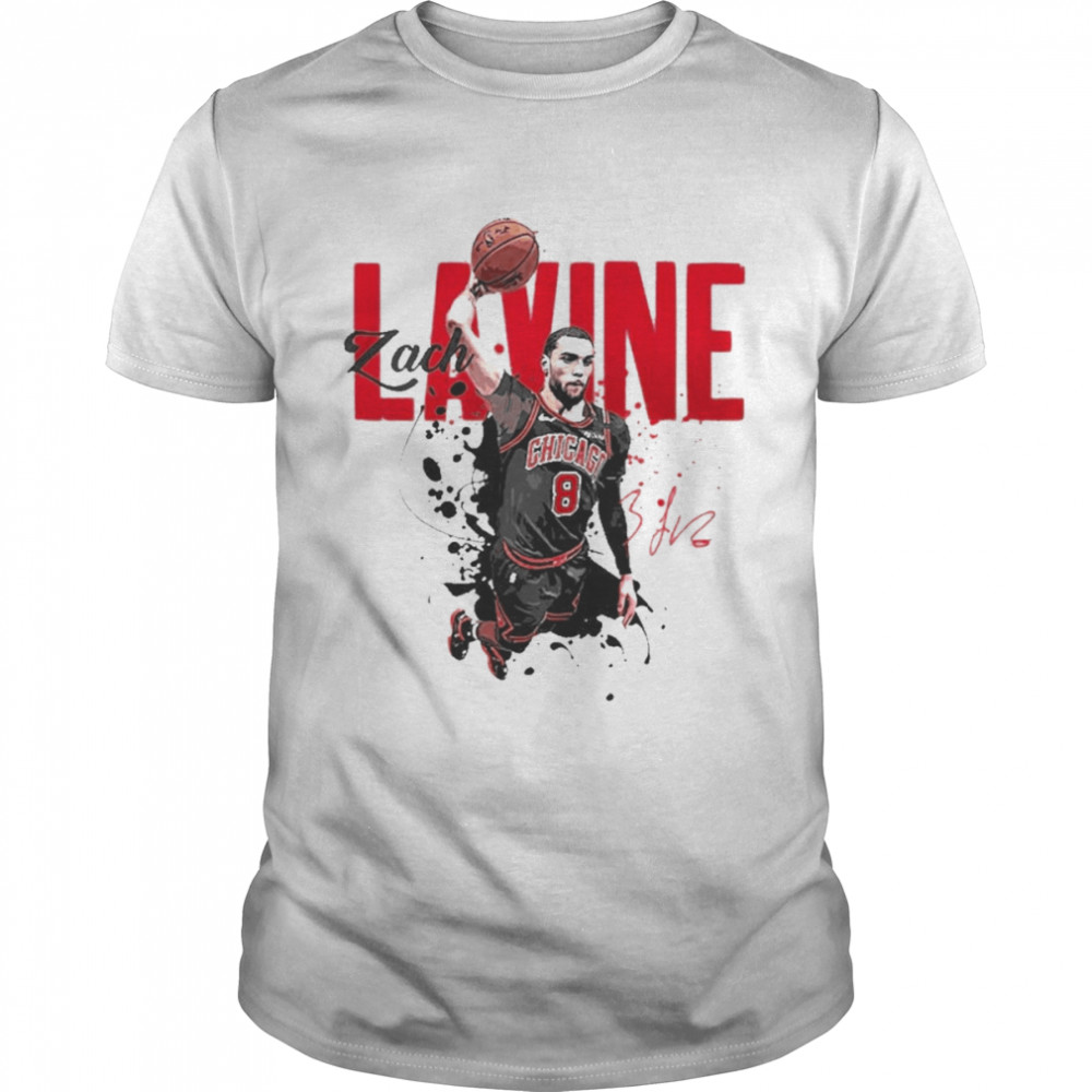 Zach Lavine Chicago Bulls Nba Basketball Shirt