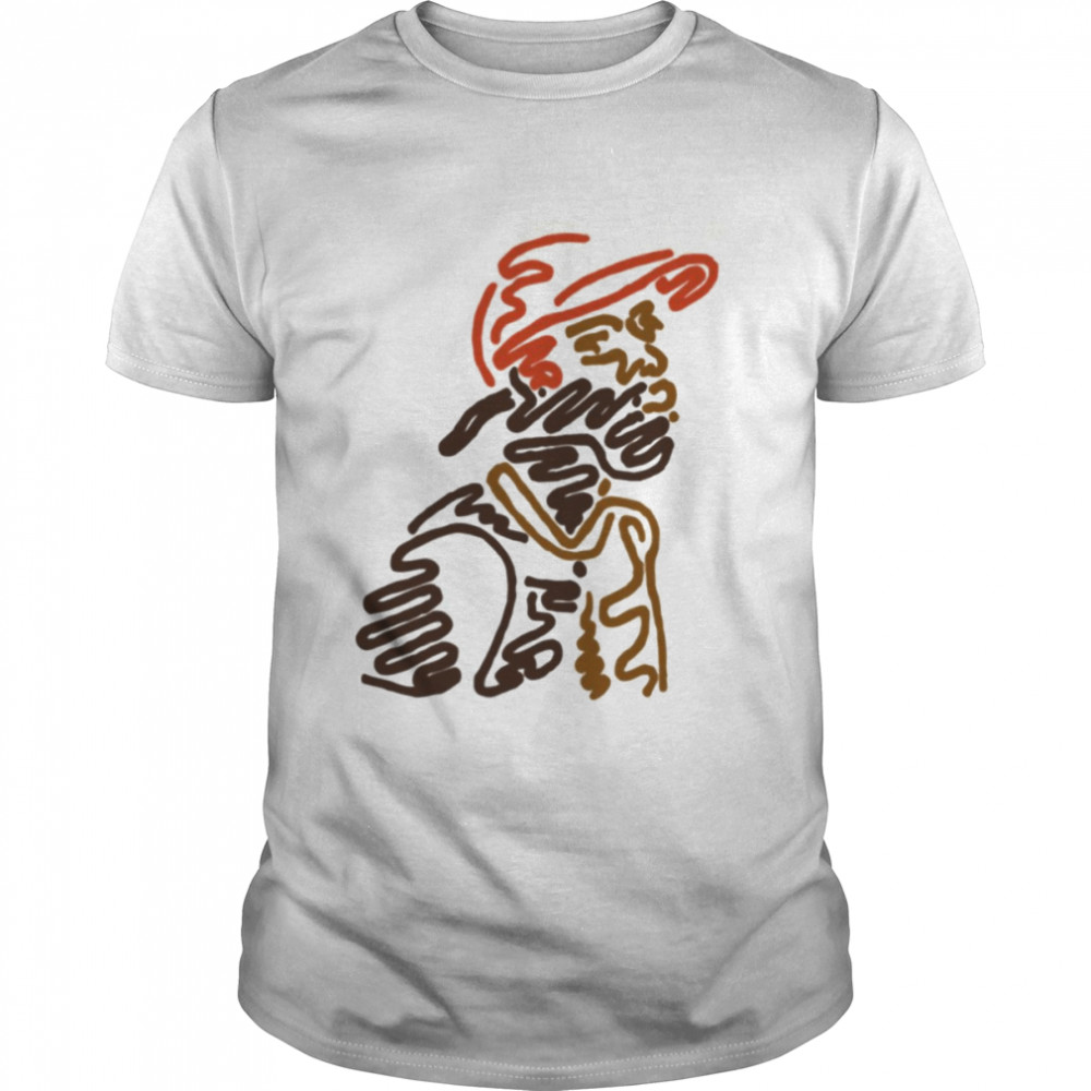 Aesthetic Lineart Rap Music Brent Faiyaz shirt Classic Men's T-shirt