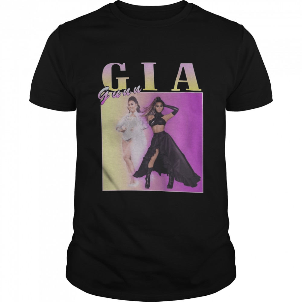 Gia Gunn Vintage Retro Design shirt