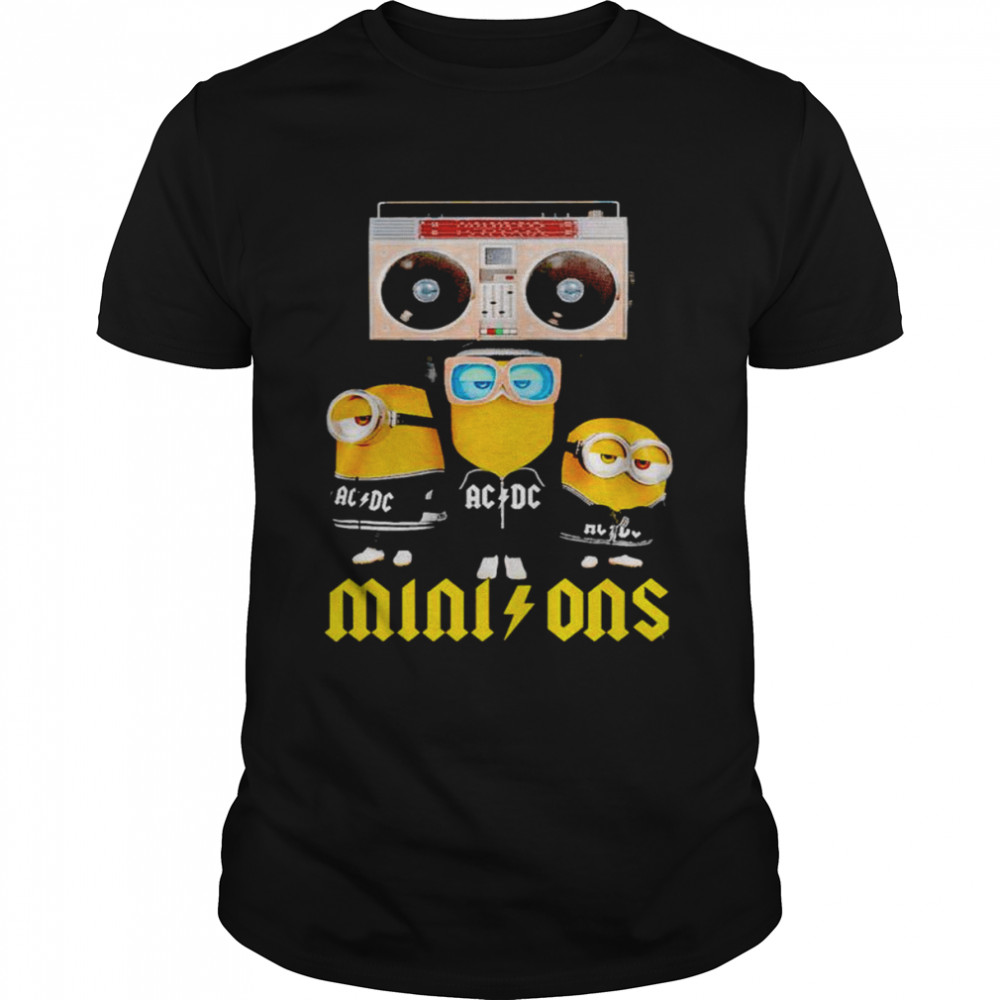 Minions ACDC radio shirt Classic Men's T-shirt