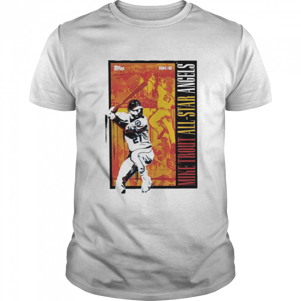 2022 MLB All-Star Art Collection – Mike Trout shirt