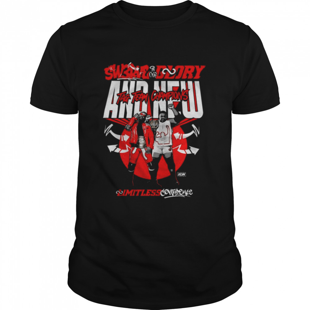 All Elite Wrestling In Our Glory And New Tag Team Champions Tees Shopaew shirt Classic Men's T-shirt