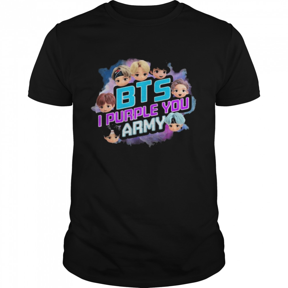 BTS Army Chibi I purple You shirt Classic Men's T-shirt