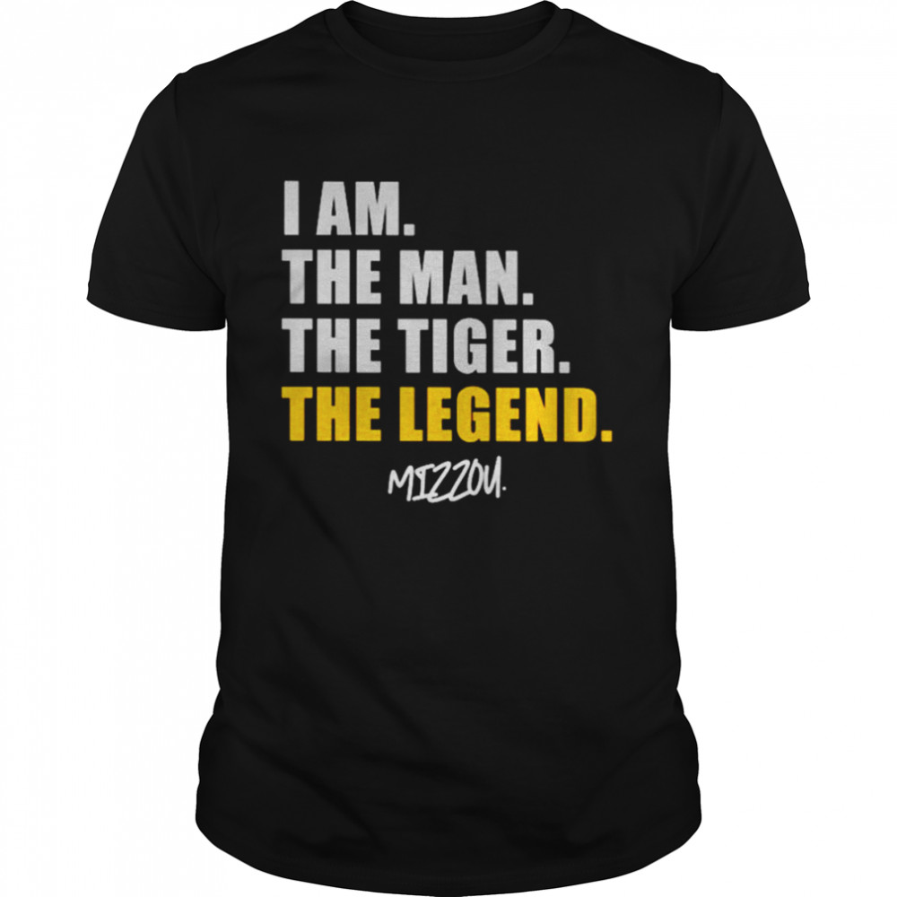 I am the man the tiger the legend Mizzou shirt Classic Men's T-shirt