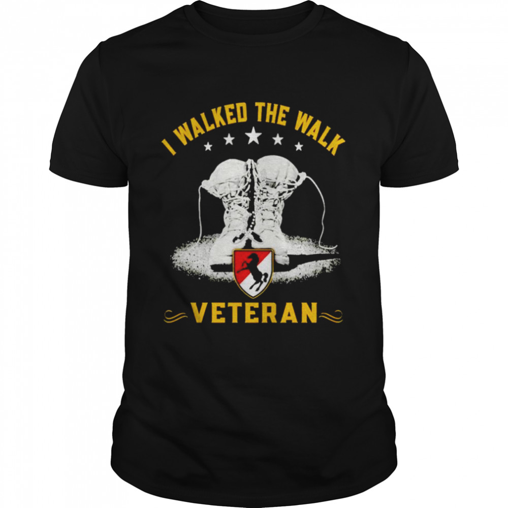 I walk the walk veteran shirt