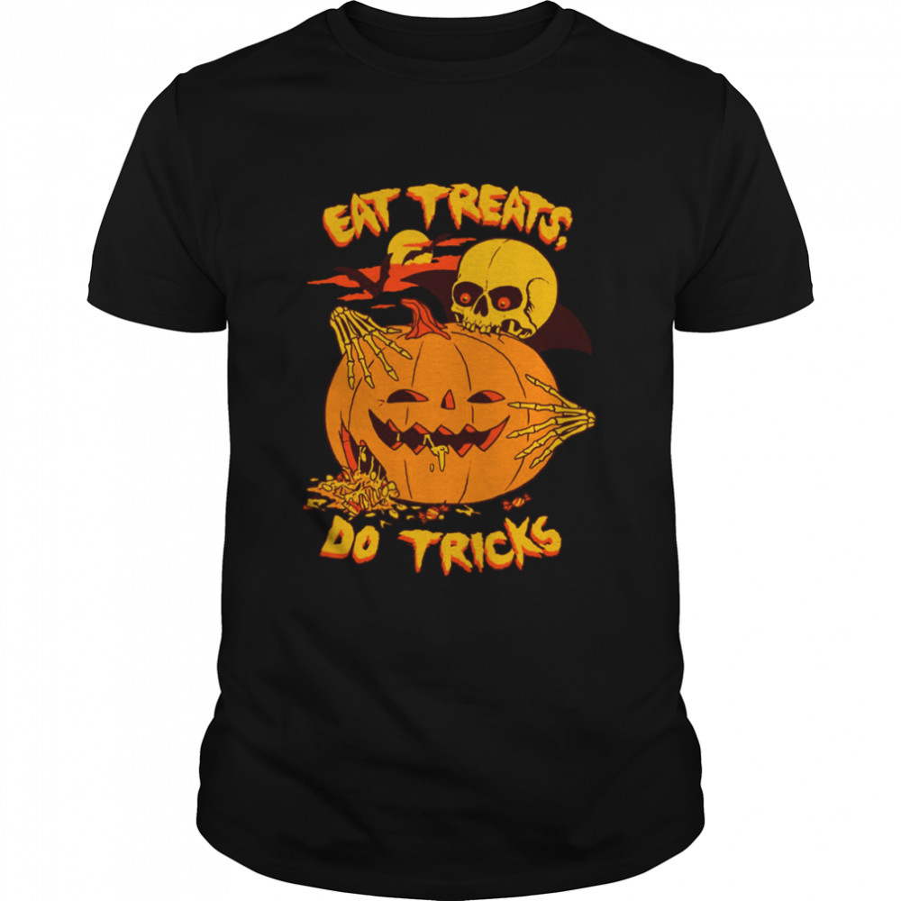 Eat Treats Do Tricks Funny Design For Halloween shirt - Trend T Shirt Store  Online