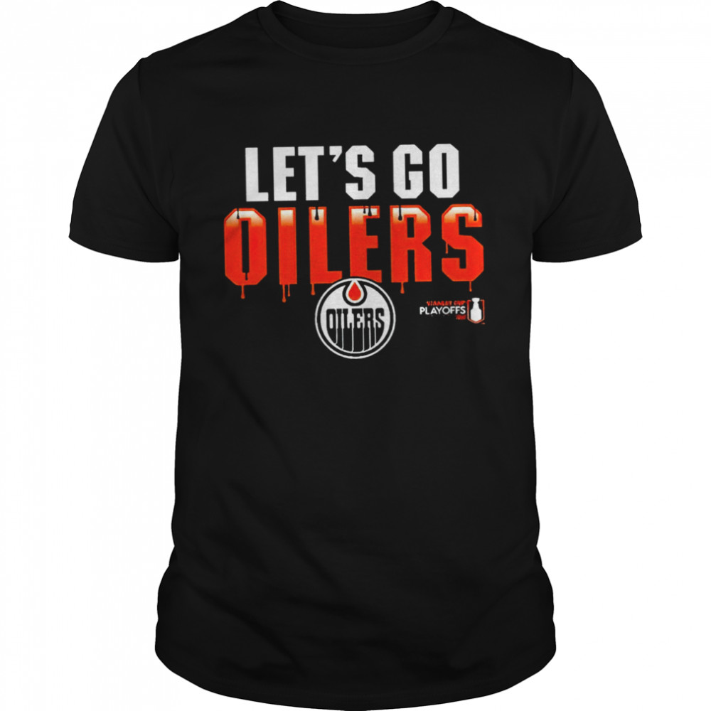 Edmonton Oilers Let’s Go Oilers logo 2022 T-shirt Classic Men's T-shirt