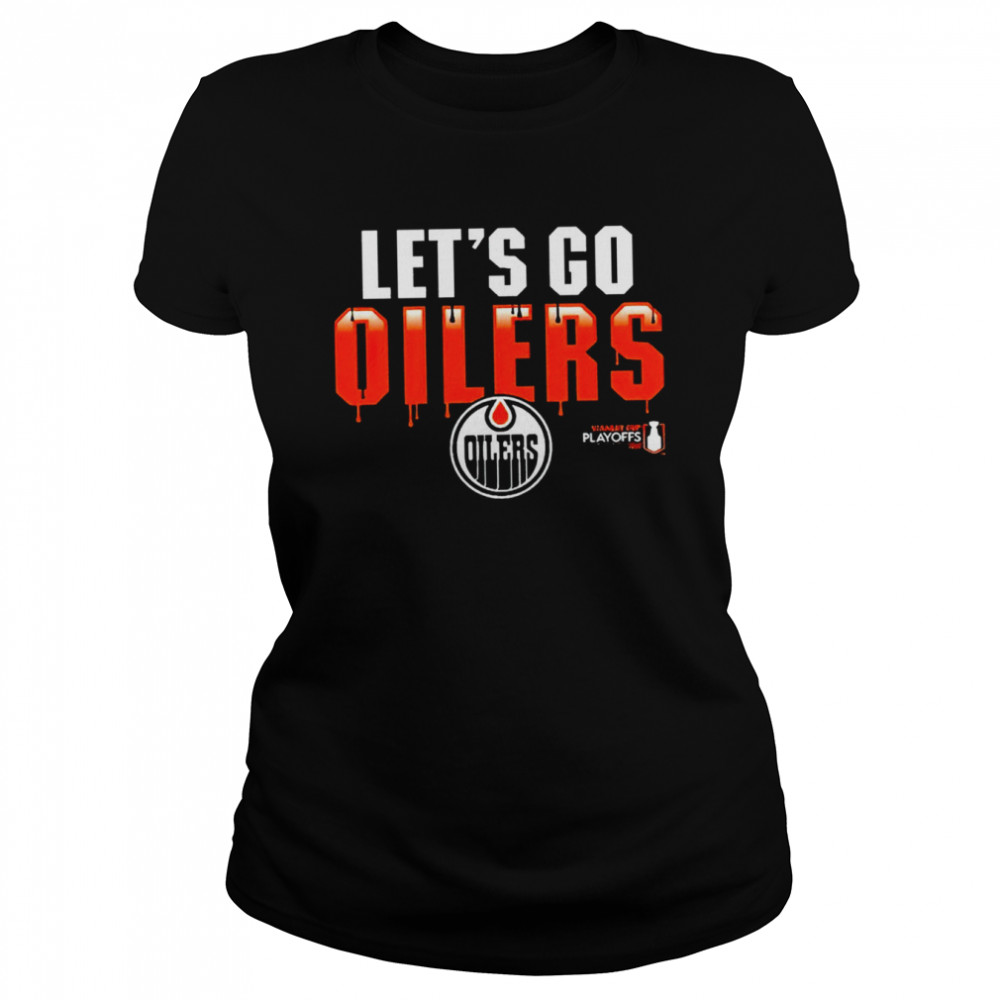 Edmonton Oilers Let’s Go Oilers logo 2022 T-shirt Classic Women's T-shirt